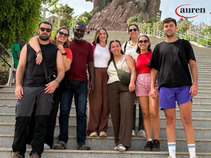 7 jóvenes de Auren viajaron a Senegal con Tafa visitando los tres campamentos solidarios